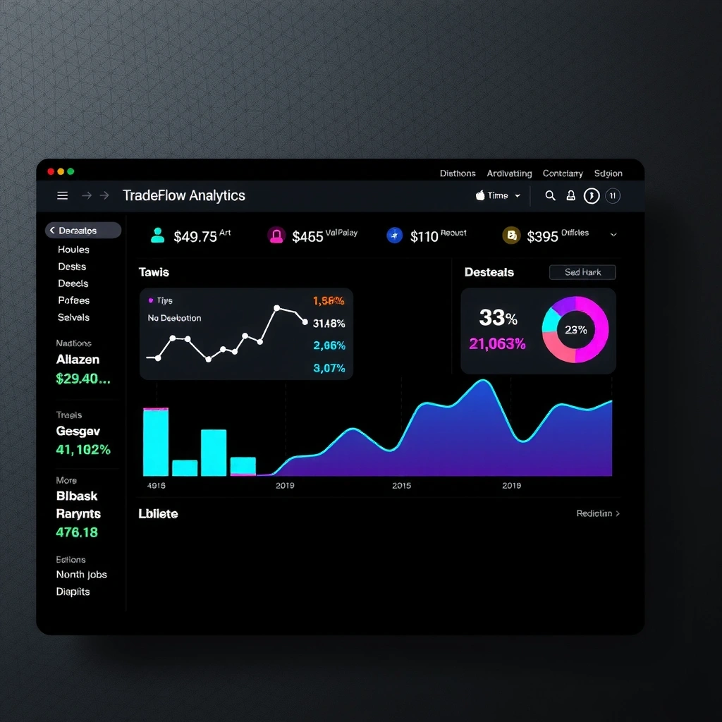 TradeFlow Analytics dashboard